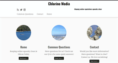 Desktop Screenshot of chlorinemedia.com